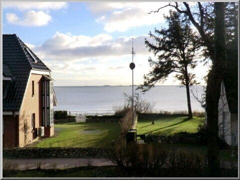 Herrlicher Ausblick auf das Meer und zu den Halligen