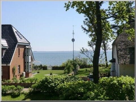 Herrlicher Ausblick auf das Meer und zu den Halligen